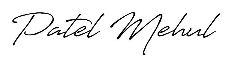 You can use this online signature creator to create a handwritten signature for the name Patel Mehul. This is the best online autograph maker. Patel Mehul signature style 7 images and pictures png