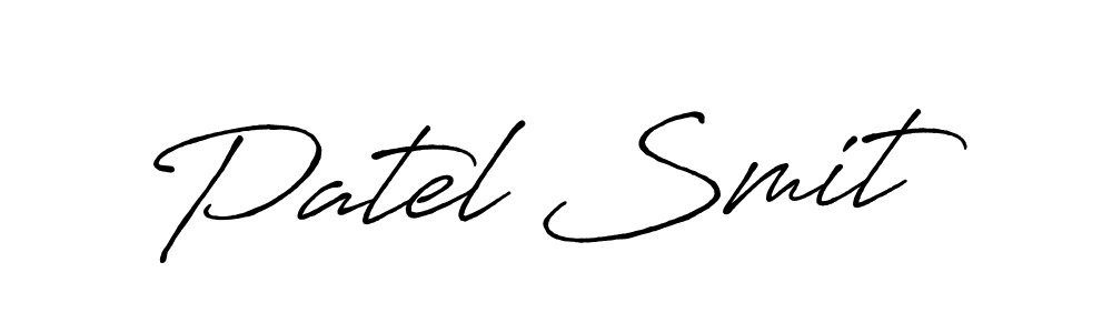 Make a beautiful signature design for name Patel Smit. Use this online signature maker to create a handwritten signature for free. Patel Smit signature style 7 images and pictures png