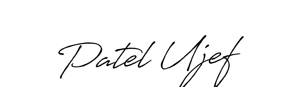 Once you've used our free online signature maker to create your best signature Antro_Vectra_Bolder style, it's time to enjoy all of the benefits that Patel Ujef name signing documents. Patel Ujef signature style 7 images and pictures png