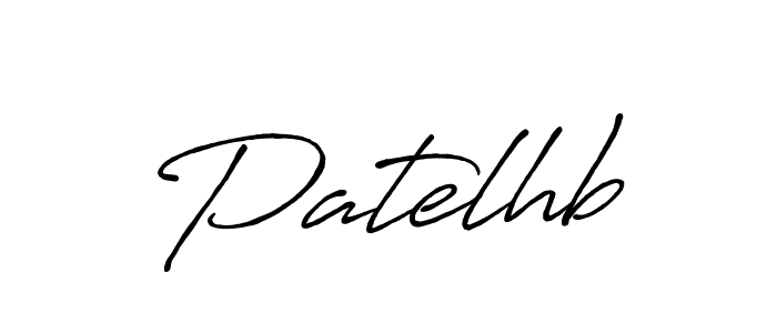 if you are searching for the best signature style for your name Patelhb. so please give up your signature search. here we have designed multiple signature styles  using Antro_Vectra_Bolder. Patelhb signature style 7 images and pictures png