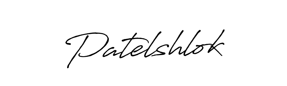 How to Draw Patelshlok signature style? Antro_Vectra_Bolder is a latest design signature styles for name Patelshlok. Patelshlok signature style 7 images and pictures png