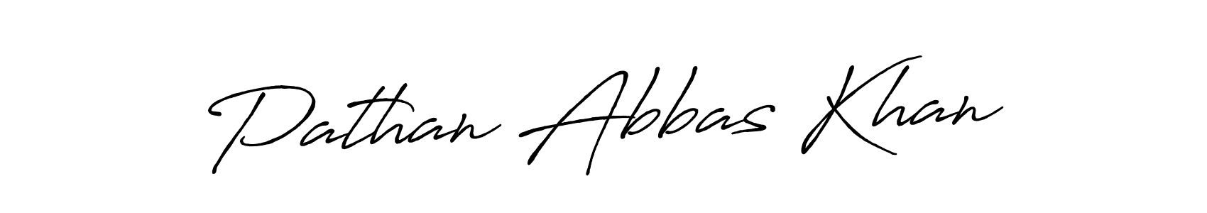 How to make Pathan Abbas Khan signature? Antro_Vectra_Bolder is a professional autograph style. Create handwritten signature for Pathan Abbas Khan name. Pathan Abbas Khan signature style 7 images and pictures png