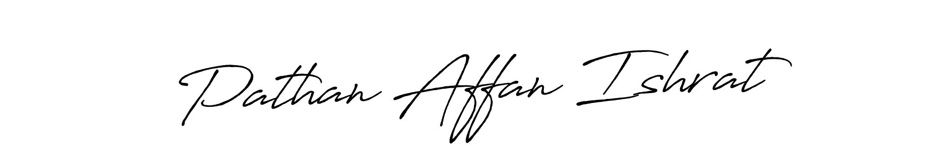 Also You can easily find your signature by using the search form. We will create Pathan Affan Ishrat name handwritten signature images for you free of cost using Antro_Vectra_Bolder sign style. Pathan Affan Ishrat signature style 7 images and pictures png