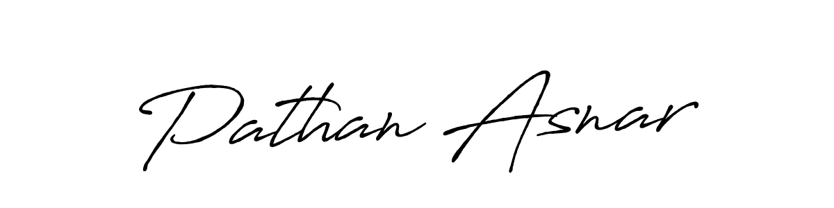 Design your own signature with our free online signature maker. With this signature software, you can create a handwritten (Antro_Vectra_Bolder) signature for name Pathan Asnar. Pathan Asnar signature style 7 images and pictures png