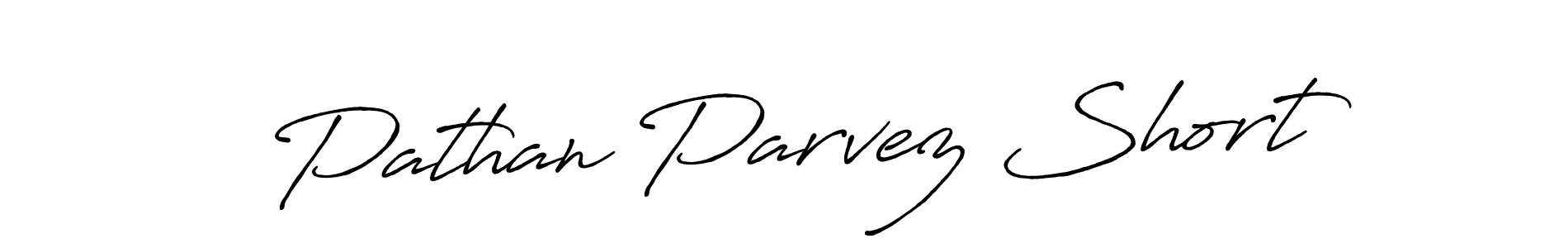 How to make Pathan Parvez Short signature? Antro_Vectra_Bolder is a professional autograph style. Create handwritten signature for Pathan Parvez Short name. Pathan Parvez Short signature style 7 images and pictures png