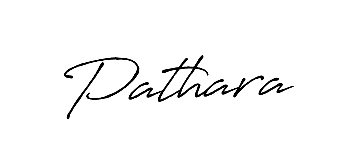 How to make Pathara name signature. Use Antro_Vectra_Bolder style for creating short signs online. This is the latest handwritten sign. Pathara signature style 7 images and pictures png