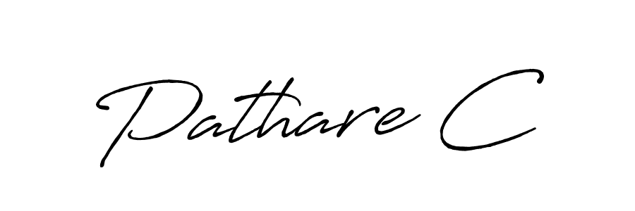 The best way (Antro_Vectra_Bolder) to make a short signature is to pick only two or three words in your name. The name Pathare C include a total of six letters. For converting this name. Pathare C signature style 7 images and pictures png