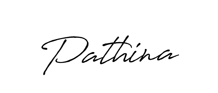 Design your own signature with our free online signature maker. With this signature software, you can create a handwritten (Antro_Vectra_Bolder) signature for name Pathina. Pathina signature style 7 images and pictures png