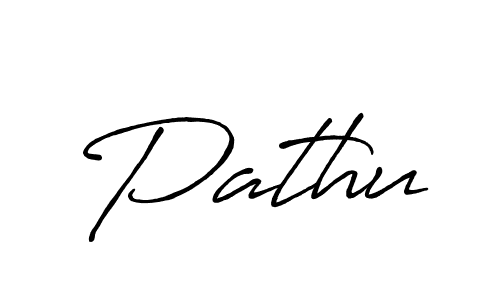 Make a beautiful signature design for name Pathu. With this signature (Antro_Vectra_Bolder) style, you can create a handwritten signature for free. Pathu signature style 7 images and pictures png