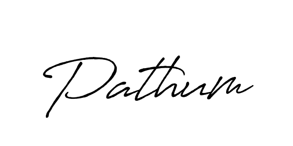 Also we have Pathum name is the best signature style. Create professional handwritten signature collection using Antro_Vectra_Bolder autograph style. Pathum signature style 7 images and pictures png