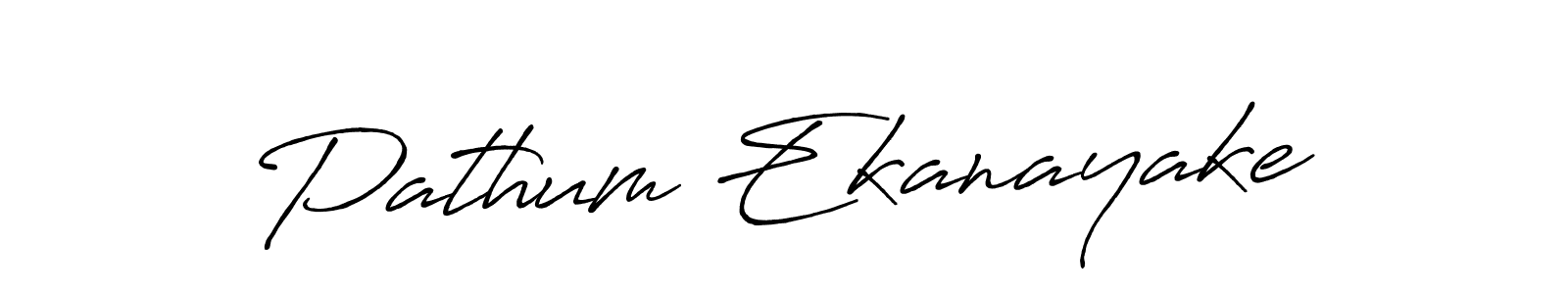 Make a beautiful signature design for name Pathum Ekanayake. With this signature (Antro_Vectra_Bolder) style, you can create a handwritten signature for free. Pathum Ekanayake signature style 7 images and pictures png