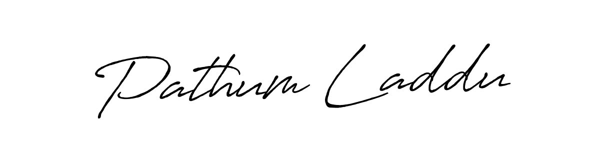 Use a signature maker to create a handwritten signature online. With this signature software, you can design (Antro_Vectra_Bolder) your own signature for name Pathum Laddu. Pathum Laddu signature style 7 images and pictures png