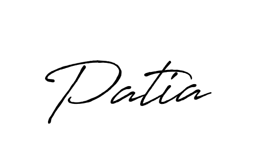 Design your own signature with our free online signature maker. With this signature software, you can create a handwritten (Antro_Vectra_Bolder) signature for name Patia. Patia signature style 7 images and pictures png