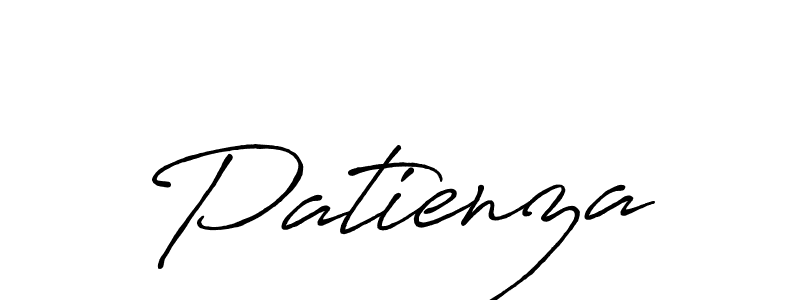 Make a beautiful signature design for name Patienza. Use this online signature maker to create a handwritten signature for free. Patienza signature style 7 images and pictures png