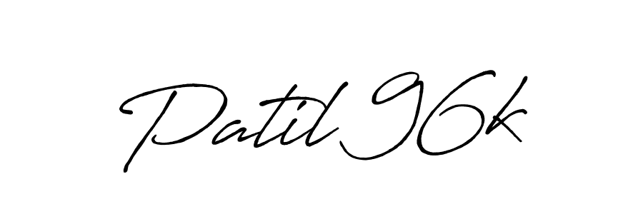 Design your own signature with our free online signature maker. With this signature software, you can create a handwritten (Antro_Vectra_Bolder) signature for name Patil 96k. Patil 96k signature style 7 images and pictures png