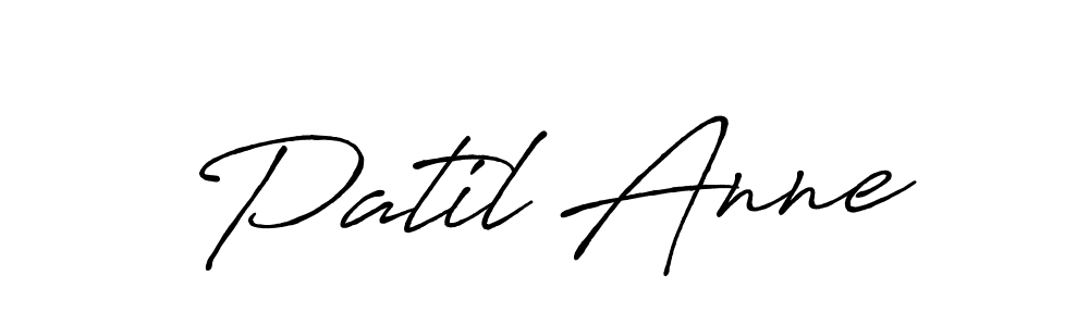 You should practise on your own different ways (Antro_Vectra_Bolder) to write your name (Patil Anne) in signature. don't let someone else do it for you. Patil Anne signature style 7 images and pictures png