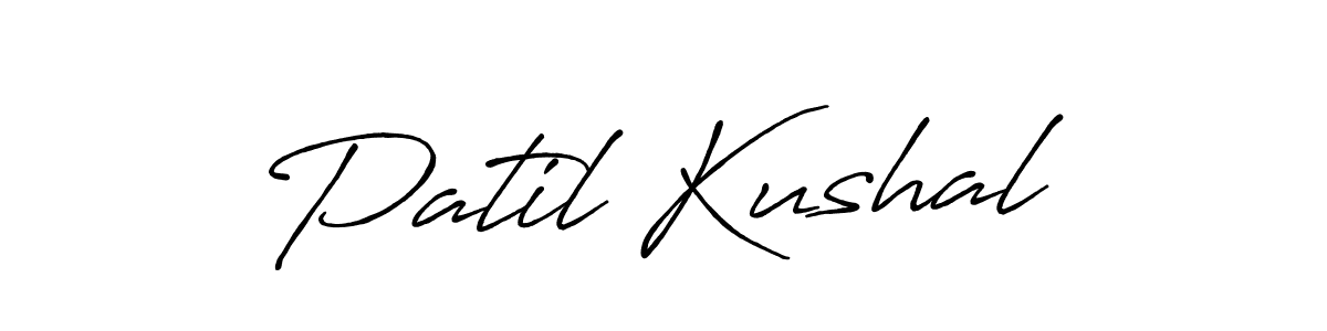 Also You can easily find your signature by using the search form. We will create Patil Kushal name handwritten signature images for you free of cost using Antro_Vectra_Bolder sign style. Patil Kushal signature style 7 images and pictures png