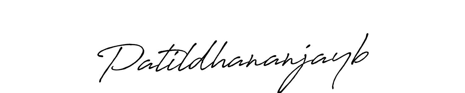 Patildhananjayb stylish signature style. Best Handwritten Sign (Antro_Vectra_Bolder) for my name. Handwritten Signature Collection Ideas for my name Patildhananjayb. Patildhananjayb signature style 7 images and pictures png