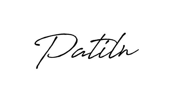 Patiln stylish signature style. Best Handwritten Sign (Antro_Vectra_Bolder) for my name. Handwritten Signature Collection Ideas for my name Patiln. Patiln signature style 7 images and pictures png