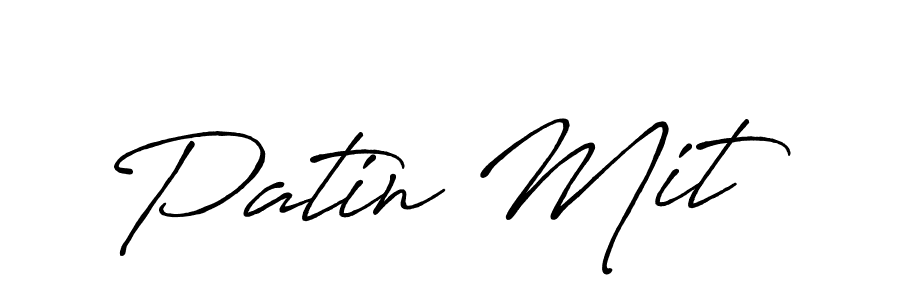 How to make Patin Mit signature? Antro_Vectra_Bolder is a professional autograph style. Create handwritten signature for Patin Mit name. Patin Mit signature style 7 images and pictures png