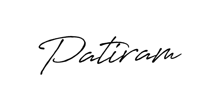 Create a beautiful signature design for name Patiram. With this signature (Antro_Vectra_Bolder) fonts, you can make a handwritten signature for free. Patiram signature style 7 images and pictures png