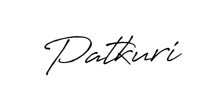 Once you've used our free online signature maker to create your best signature Antro_Vectra_Bolder style, it's time to enjoy all of the benefits that Patkuri name signing documents. Patkuri signature style 7 images and pictures png