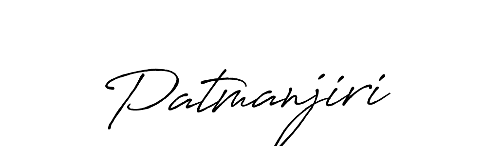How to make Patmanjiri signature? Antro_Vectra_Bolder is a professional autograph style. Create handwritten signature for Patmanjiri name. Patmanjiri signature style 7 images and pictures png