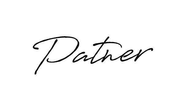 Use a signature maker to create a handwritten signature online. With this signature software, you can design (Antro_Vectra_Bolder) your own signature for name Patner. Patner signature style 7 images and pictures png