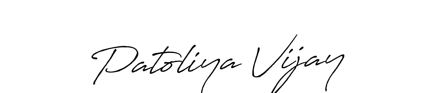 Similarly Antro_Vectra_Bolder is the best handwritten signature design. Signature creator online .You can use it as an online autograph creator for name Patoliya Vijay. Patoliya Vijay signature style 7 images and pictures png