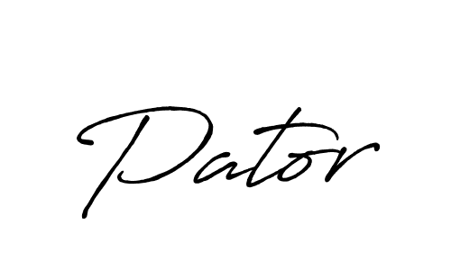 Similarly Antro_Vectra_Bolder is the best handwritten signature design. Signature creator online .You can use it as an online autograph creator for name Pator. Pator signature style 7 images and pictures png