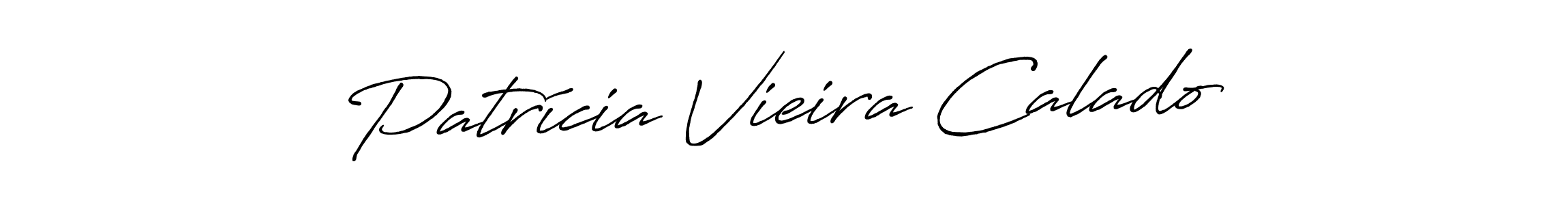 Design your own signature with our free online signature maker. With this signature software, you can create a handwritten (Antro_Vectra_Bolder) signature for name Patrícia Vieira Calado. Patrícia Vieira Calado signature style 7 images and pictures png