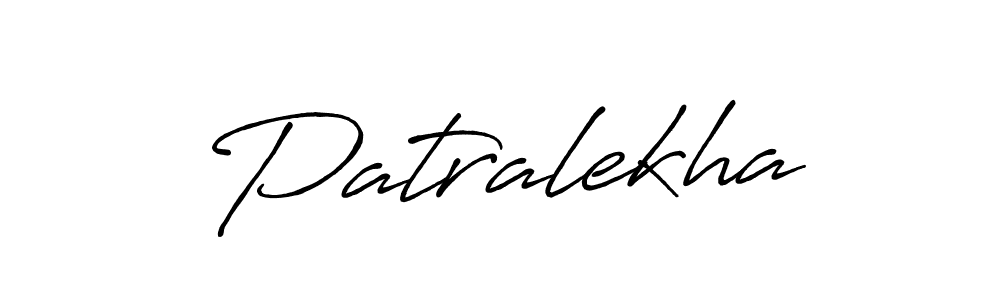 Patralekha stylish signature style. Best Handwritten Sign (Antro_Vectra_Bolder) for my name. Handwritten Signature Collection Ideas for my name Patralekha. Patralekha signature style 7 images and pictures png