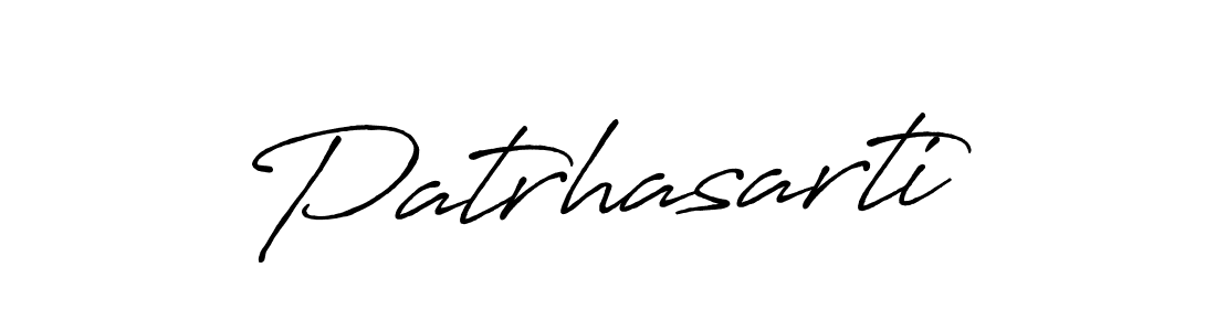 It looks lik you need a new signature style for name Patrhasarti. Design unique handwritten (Antro_Vectra_Bolder) signature with our free signature maker in just a few clicks. Patrhasarti signature style 7 images and pictures png