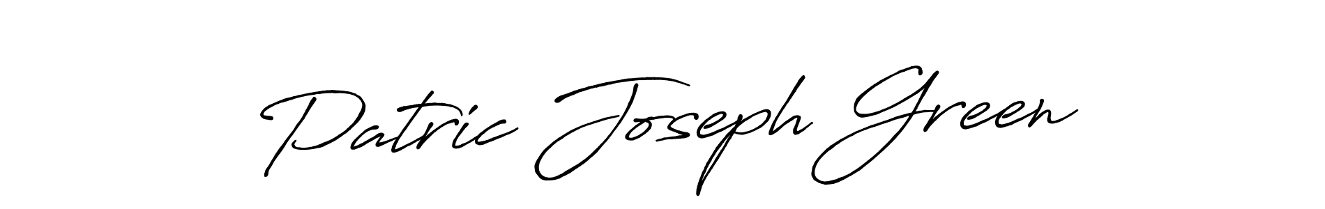 Make a short Patric Joseph Green signature style. Manage your documents anywhere anytime using Antro_Vectra_Bolder. Create and add eSignatures, submit forms, share and send files easily. Patric Joseph Green signature style 7 images and pictures png