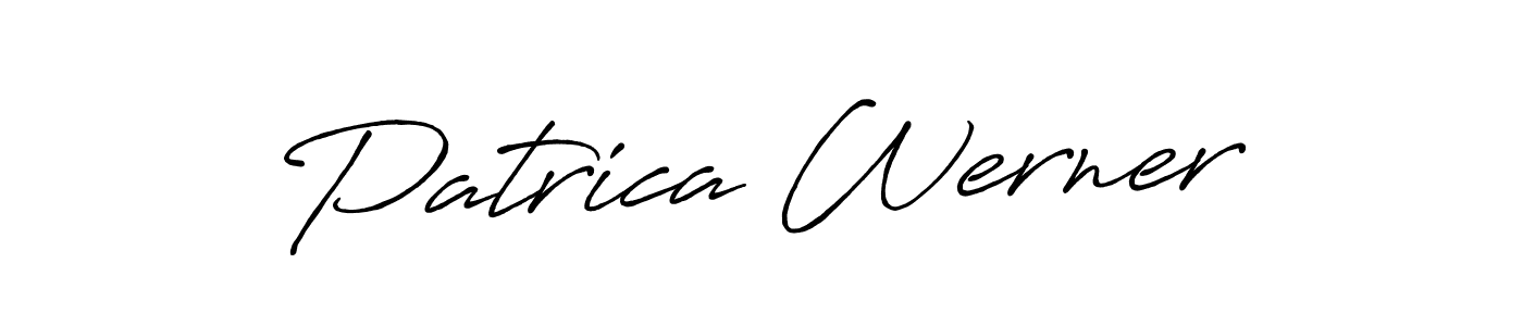 It looks lik you need a new signature style for name Patrica Werner. Design unique handwritten (Antro_Vectra_Bolder) signature with our free signature maker in just a few clicks. Patrica Werner signature style 7 images and pictures png