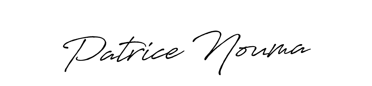 Patrice Nouma stylish signature style. Best Handwritten Sign (Antro_Vectra_Bolder) for my name. Handwritten Signature Collection Ideas for my name Patrice Nouma. Patrice Nouma signature style 7 images and pictures png