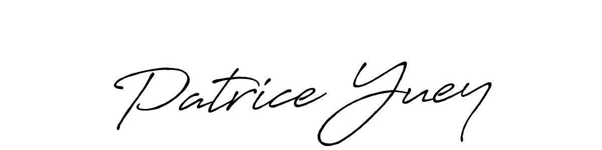 Similarly Antro_Vectra_Bolder is the best handwritten signature design. Signature creator online .You can use it as an online autograph creator for name Patrice Yuey. Patrice Yuey signature style 7 images and pictures png