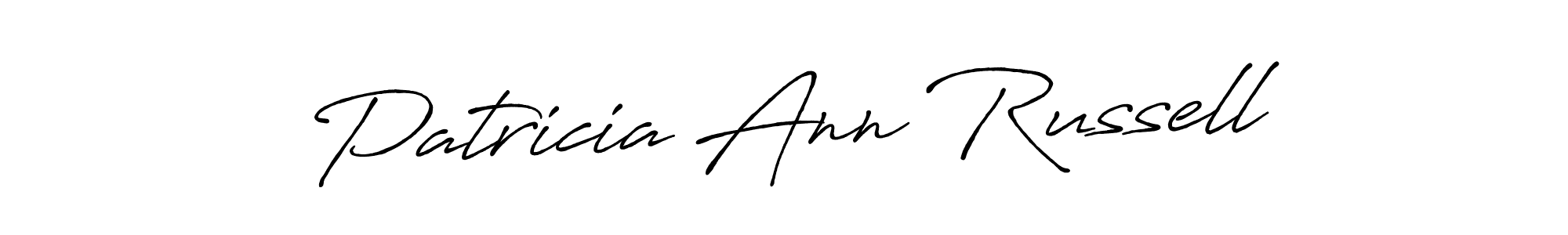 Also we have Patricia Ann Russell name is the best signature style. Create professional handwritten signature collection using Antro_Vectra_Bolder autograph style. Patricia Ann Russell signature style 7 images and pictures png
