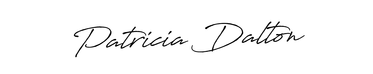 Create a beautiful signature design for name Patricia Dalton. With this signature (Antro_Vectra_Bolder) fonts, you can make a handwritten signature for free. Patricia Dalton signature style 7 images and pictures png