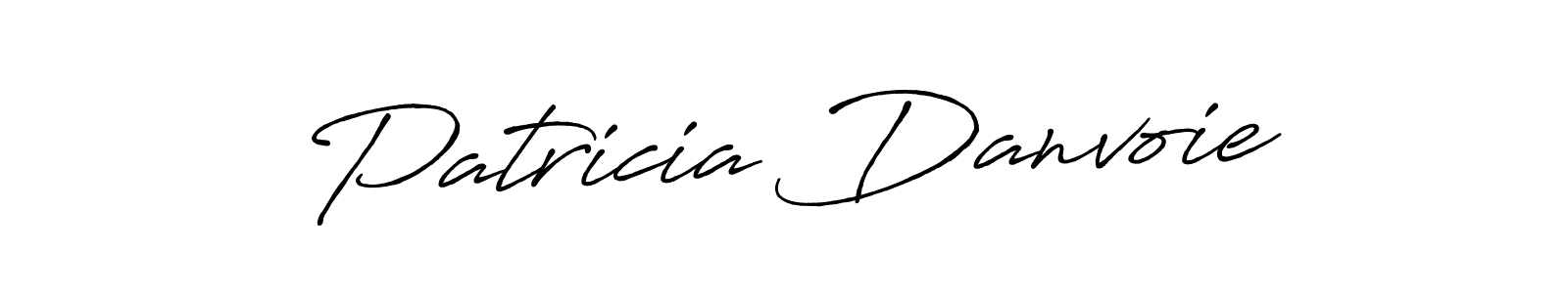 Create a beautiful signature design for name Patricia Danvoie. With this signature (Antro_Vectra_Bolder) fonts, you can make a handwritten signature for free. Patricia Danvoie signature style 7 images and pictures png