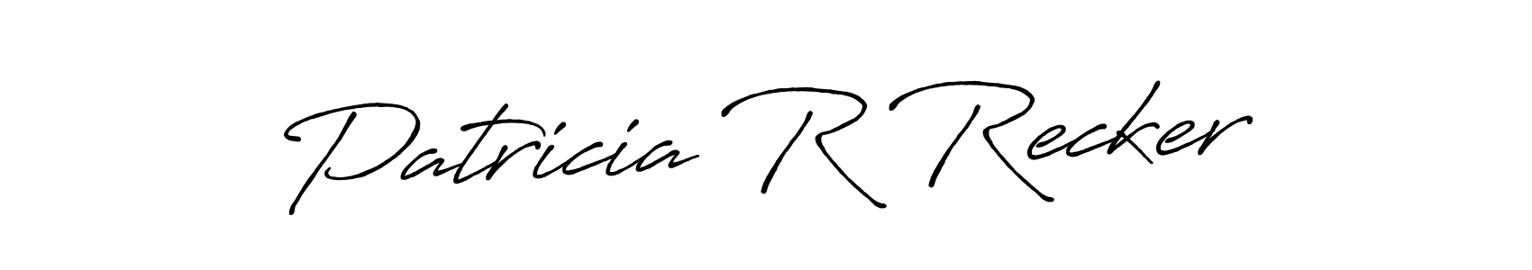 if you are searching for the best signature style for your name Patricia R Recker. so please give up your signature search. here we have designed multiple signature styles  using Antro_Vectra_Bolder. Patricia R Recker signature style 7 images and pictures png