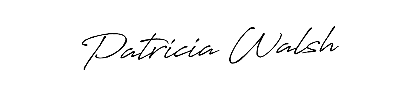 Once you've used our free online signature maker to create your best signature Antro_Vectra_Bolder style, it's time to enjoy all of the benefits that Patricia Walsh name signing documents. Patricia Walsh signature style 7 images and pictures png