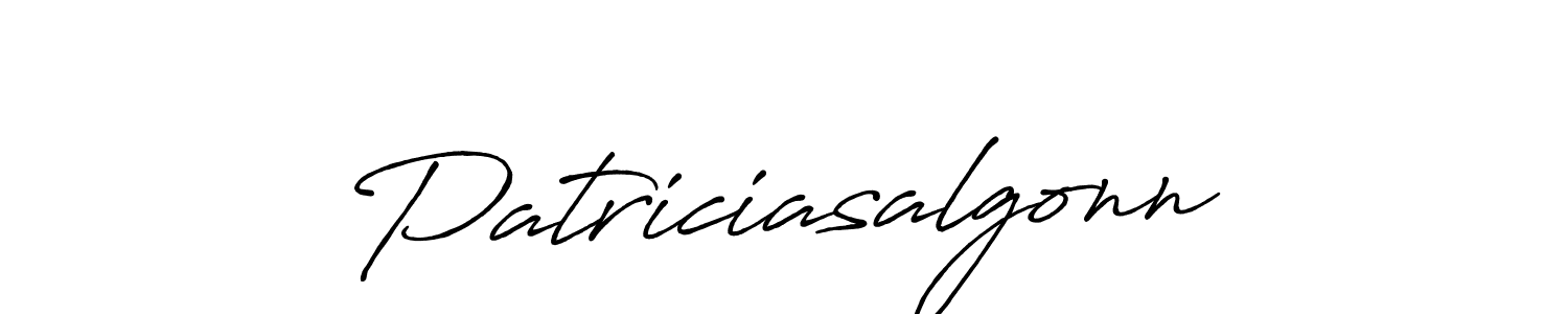 if you are searching for the best signature style for your name Patriciasalgonn. so please give up your signature search. here we have designed multiple signature styles  using Antro_Vectra_Bolder. Patriciasalgonn signature style 7 images and pictures png