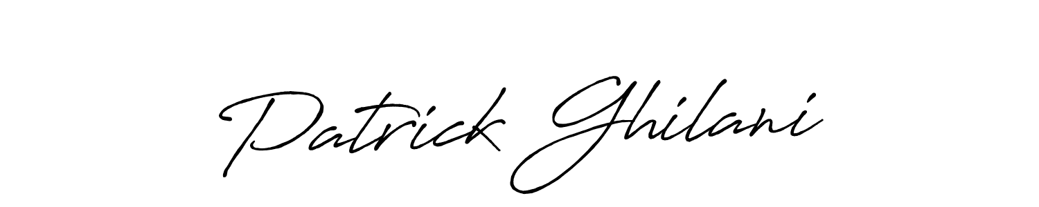 Best and Professional Signature Style for Patrick Ghilani. Antro_Vectra_Bolder Best Signature Style Collection. Patrick Ghilani signature style 7 images and pictures png