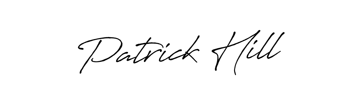 Similarly Antro_Vectra_Bolder is the best handwritten signature design. Signature creator online .You can use it as an online autograph creator for name Patrick Hill. Patrick Hill signature style 7 images and pictures png