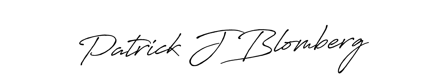 Make a beautiful signature design for name Patrick J Blomberg. Use this online signature maker to create a handwritten signature for free. Patrick J Blomberg signature style 7 images and pictures png