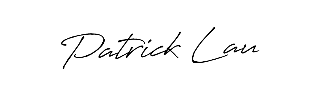 Make a beautiful signature design for name Patrick Lau. With this signature (Antro_Vectra_Bolder) style, you can create a handwritten signature for free. Patrick Lau signature style 7 images and pictures png