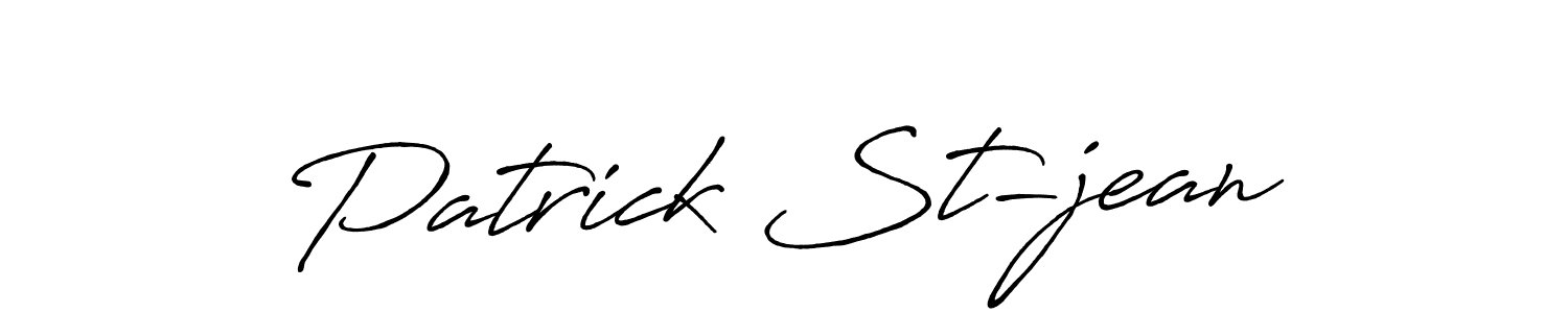 Once you've used our free online signature maker to create your best signature Antro_Vectra_Bolder style, it's time to enjoy all of the benefits that Patrick St-jean name signing documents. Patrick St-jean signature style 7 images and pictures png