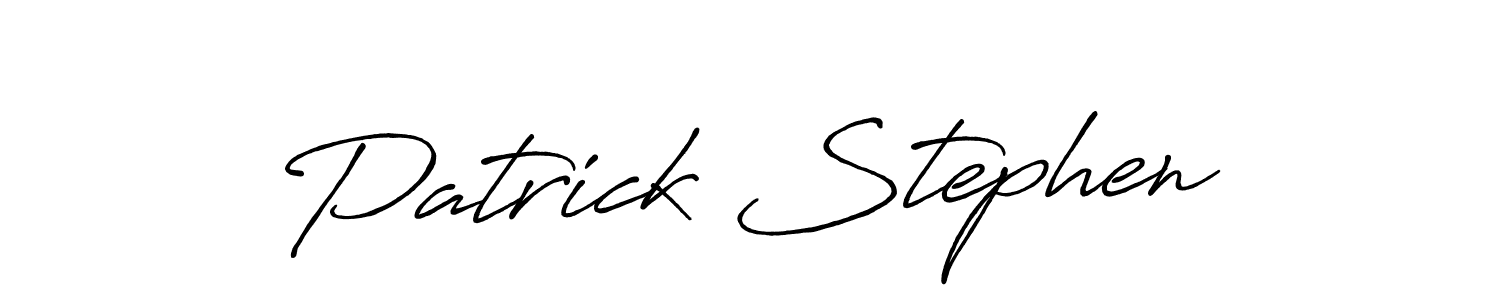 It looks lik you need a new signature style for name Patrick Stephen. Design unique handwritten (Antro_Vectra_Bolder) signature with our free signature maker in just a few clicks. Patrick Stephen signature style 7 images and pictures png