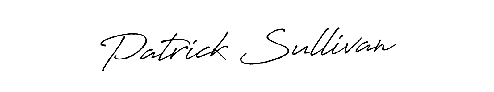 You should practise on your own different ways (Antro_Vectra_Bolder) to write your name (Patrick Sullivan) in signature. don't let someone else do it for you. Patrick Sullivan signature style 7 images and pictures png